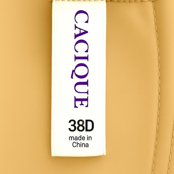 NEW! Lane Bryant Cacique Bra Smooth Satin Full Coverage U/W Size 38D Cafe Mocha - Picture 5 of 10